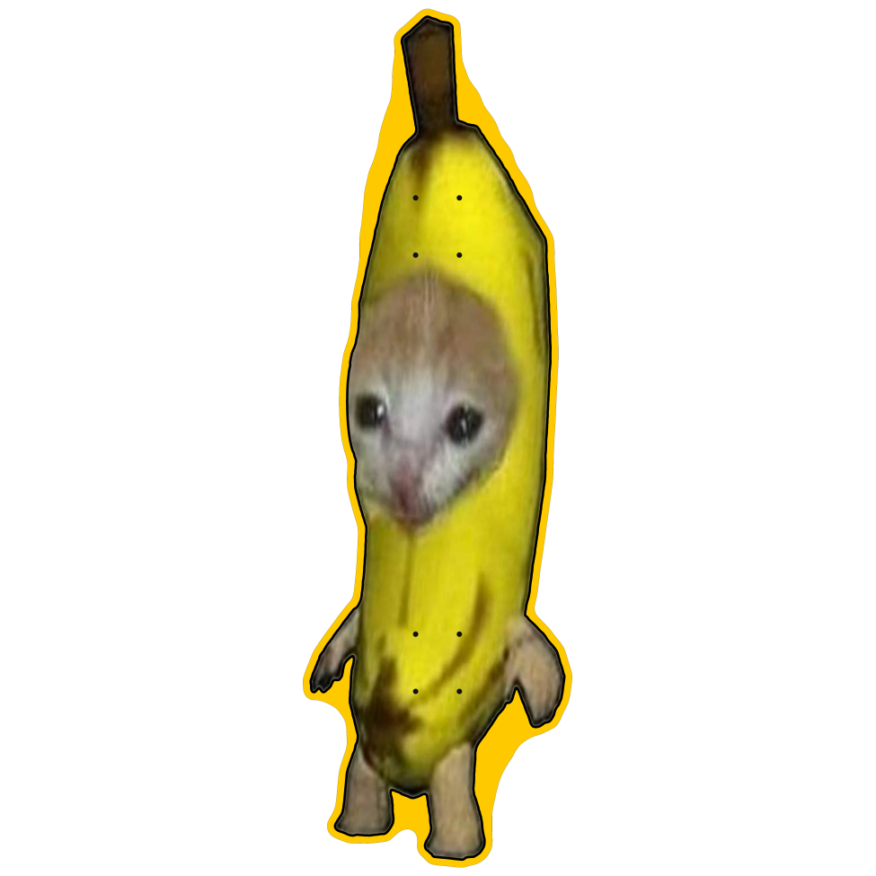 Cat banana shop