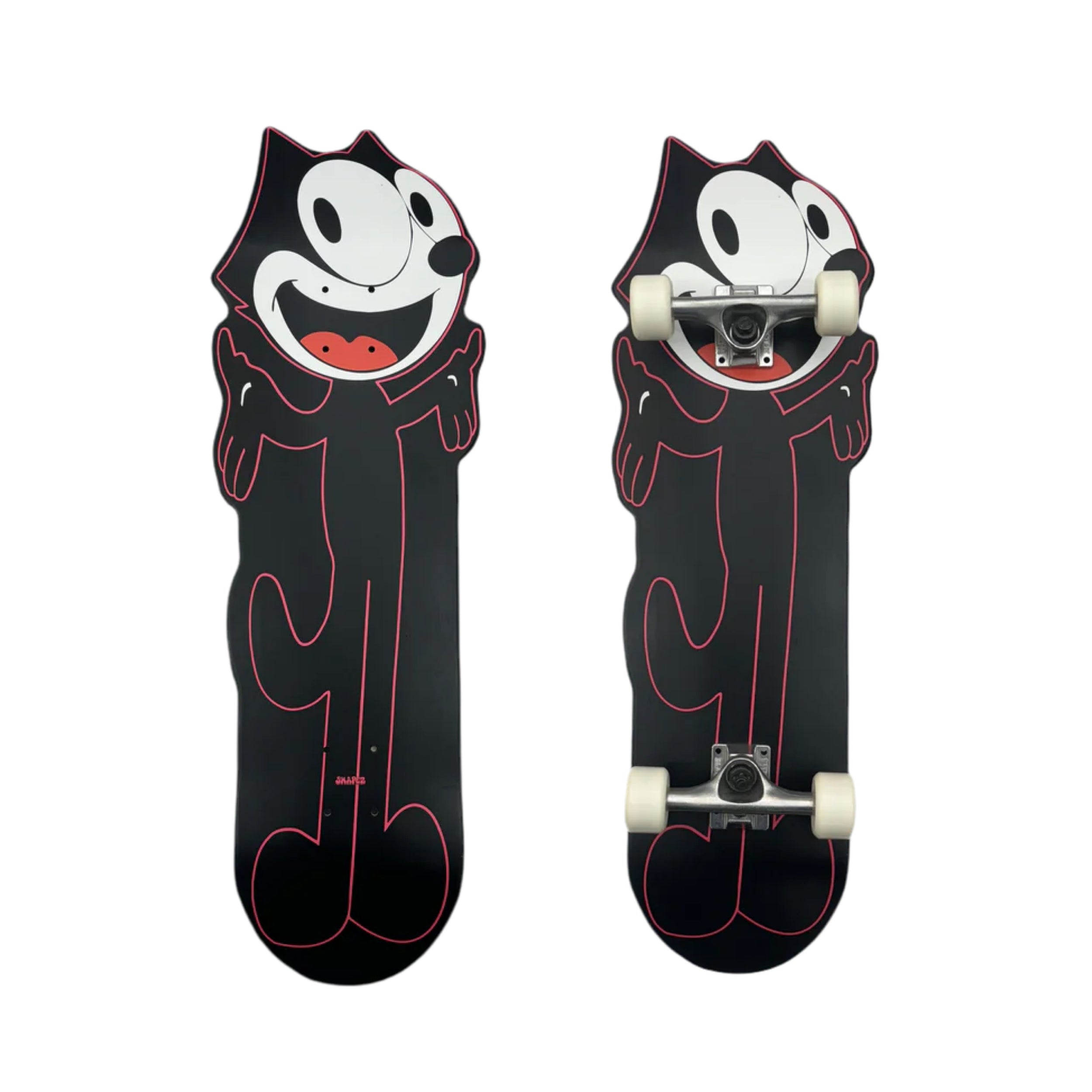 Felix the Cat skateboard deck and complete set up