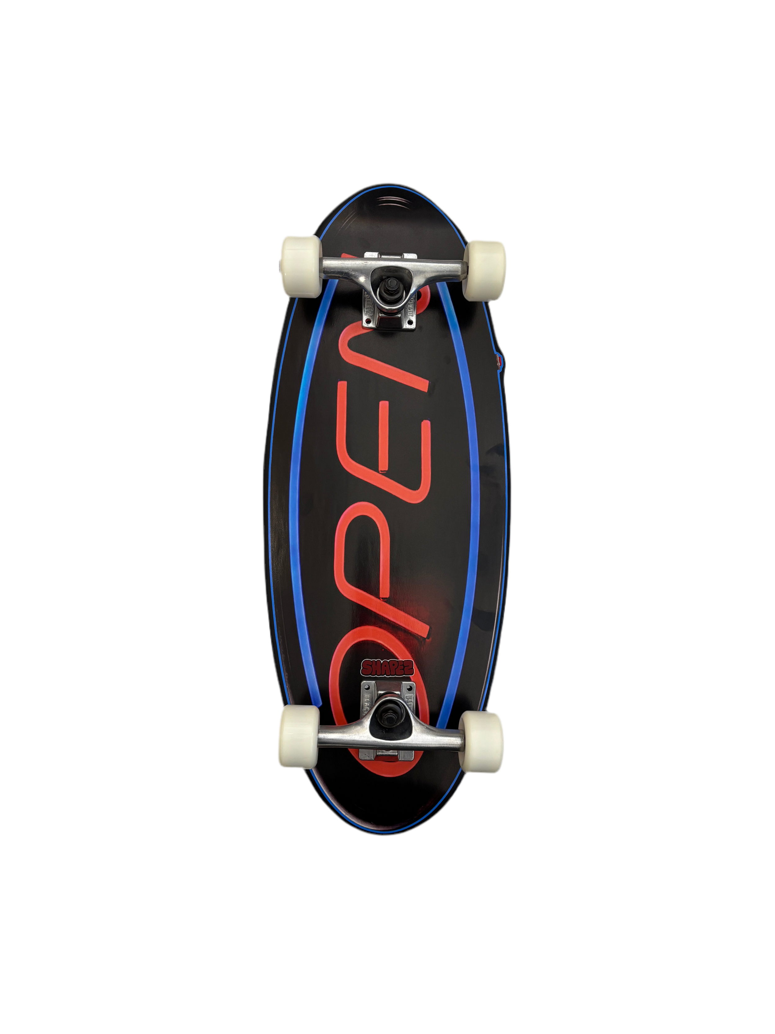 open sign skateboard complete set up